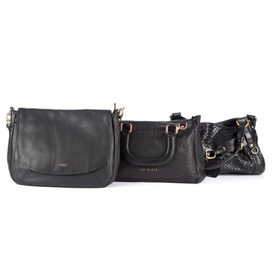Lot 354 - Three designer handbags, to include a black...