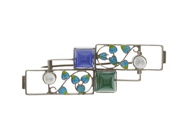 Lot 421 - George Edward Hunt, an Arts & Crafts silver,...