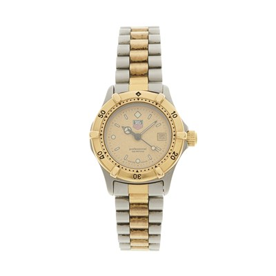 Lot 442 - Tag Heuer, a stainless steel and gold plated...