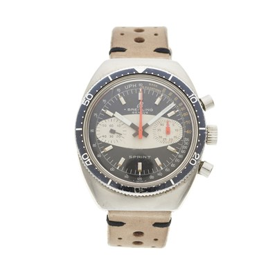 Lot 450 - Breitling, a stainless steel Sprint...