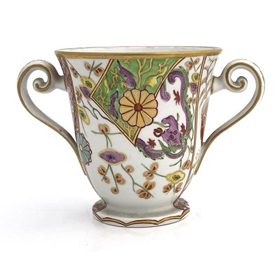 Lot 809 - A Spode 287 pattern twin handled cup, circa...