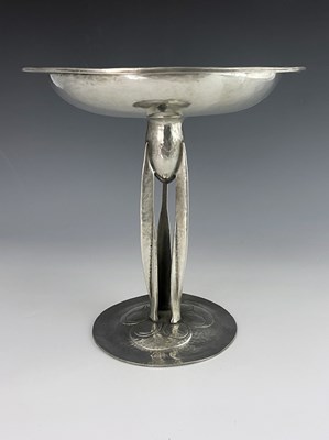 Lot 151 - Archibald Knox for Liberty and Co., a Turic Arts and Crafts pewter tazza