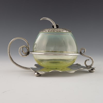 Lot 109 - A Victorian novelty silver plate and straw...