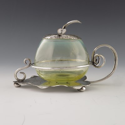 Lot 109 - A Victorian novelty silver plate and straw...