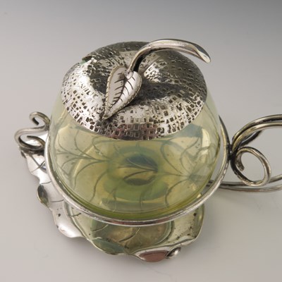 Lot 109 - A Victorian novelty silver plate and straw...
