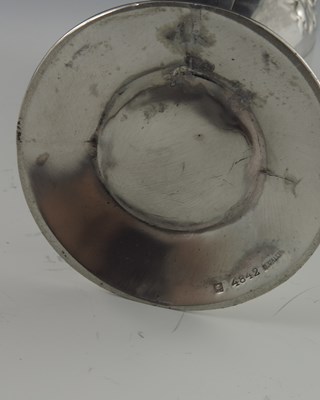 Lot 173 - Gallia, two Art Nouveau silver plated vases,...