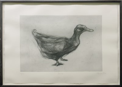 Lot 409 - Nicola Hicks M.B.E. (British, 1960), Duck,...