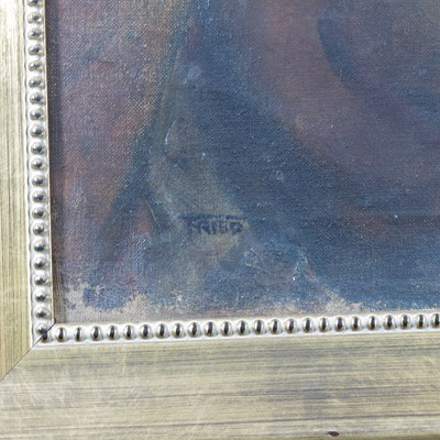 Lot 490 - Pal Fried (Hungarian, 1893-1976), portrait of...