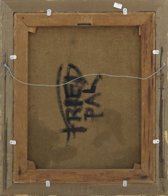 Lot 490 - Pal Fried (Hungarian, 1893-1976), portrait of...