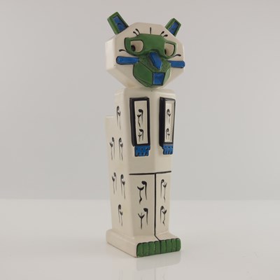 Lot 786 - Louis Wain for Amphora, a Futurist pottery...