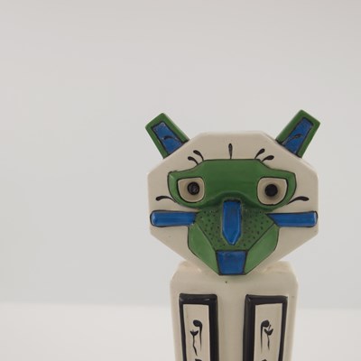 Lot 786 - Louis Wain for Amphora, a Futurist pottery...