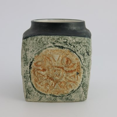 Lot 872 - Sue Lowe for Troika, an art pottery textured...