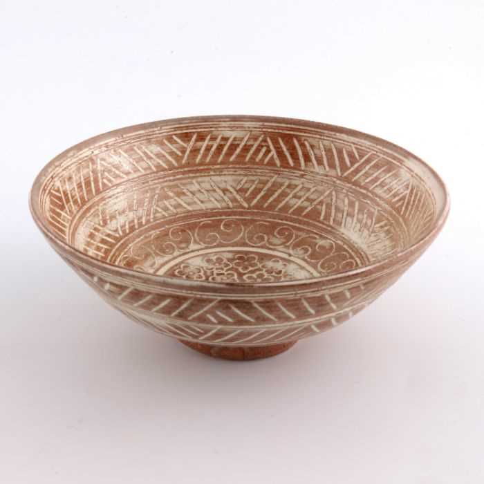 Lot 874 - Ryoji Hayashi, a studio pottery bowl, Japanese,...