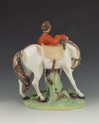 Lot 1010 - A Staffordshire figure of Garibaldi, circa...