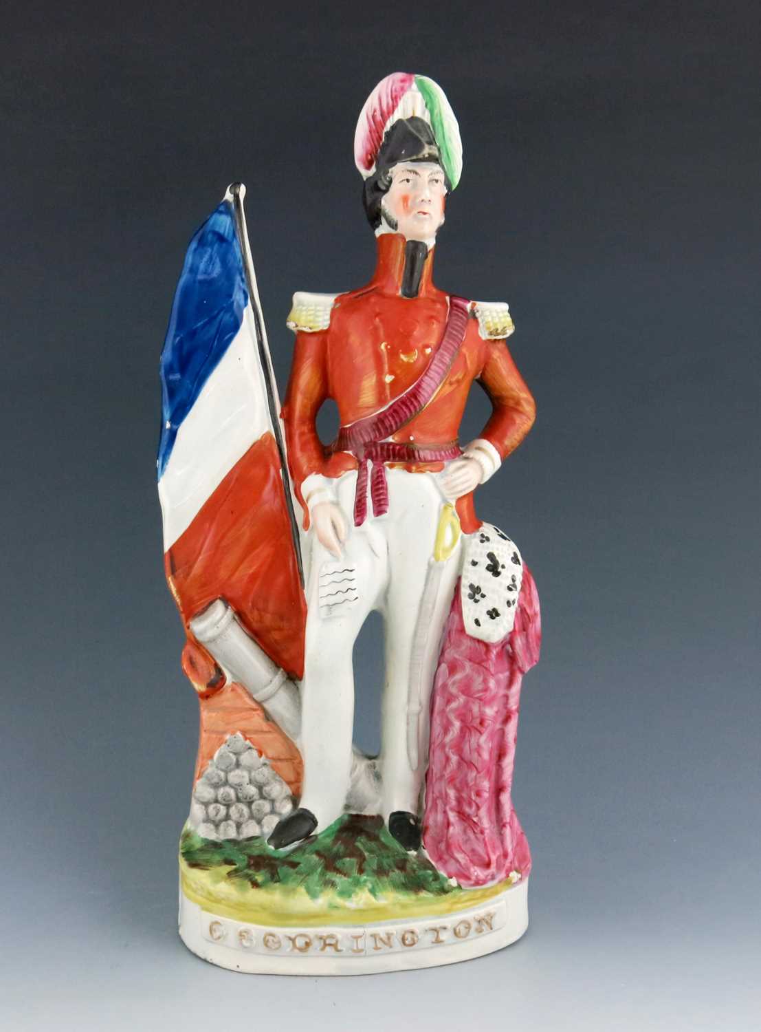 Lot 1029 - A Staffordshire figure of General Sir William...