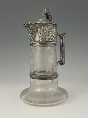 Lot 6 - An English Victorian period claret jug, with...