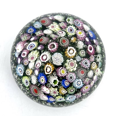 Lot 512 - Riedel, a random cane millefiori glass...