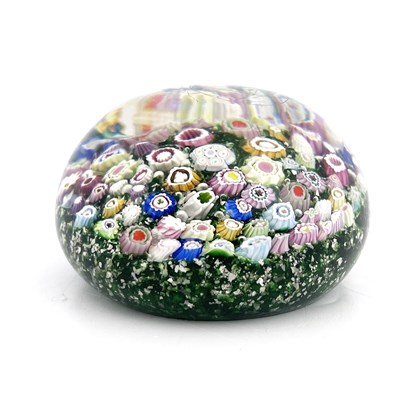 Lot 512 - Riedel, a random cane millefiori glass...