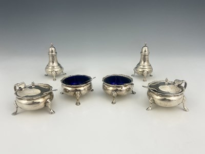 Lot 219 - A twentieth-century silver matched six-piece...