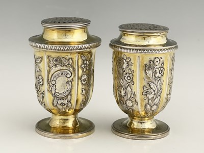 Lot 272 - A pair of George IV Regency silver-gilt...