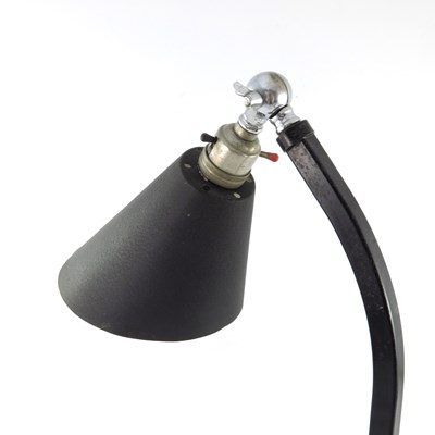 Lot 633 - An Art Deco Industrial design gooseneck desk...