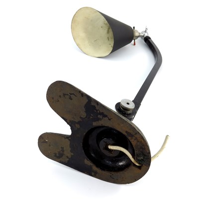 Lot 633 - An Art Deco Industrial design gooseneck desk...