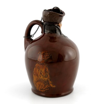 Lot 1090 - A Royal Doulton Kingsware whisky flagon, Bill...