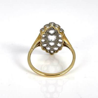 Lot 40 - An 18ct gold and white sapphire...