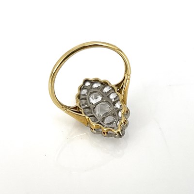 Lot 40 - An 18ct gold and white sapphire...
