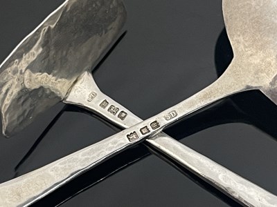 Lot 101 - Sibyl Dunlop, an Arts and Crafts silver spoon...