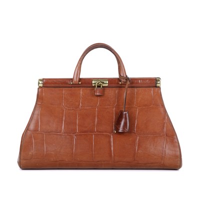 Lot 440 - Mulberry, a vintage Congo leather handbag,...