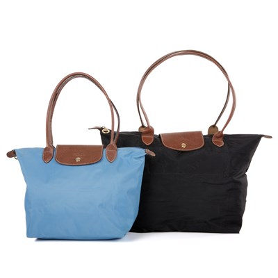 Lot 396 - Longchamp, two Le Pliage handbags, to include...