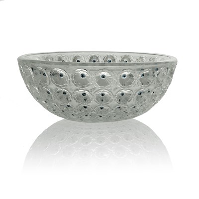 Lot 650 - Rene Lalique, a Nemours glass bowl, model 404,...