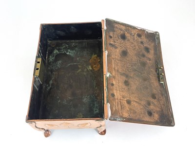 Lot 163 - James Smithies, an Arts and Crafts repousse...