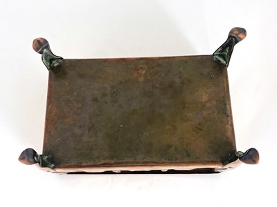 Lot 163 - James Smithies, an Arts and Crafts repousse...