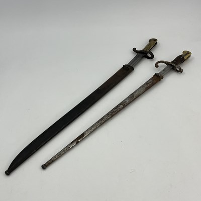Lot 258 - A French M1874 Gras sword bayonet, two piece...