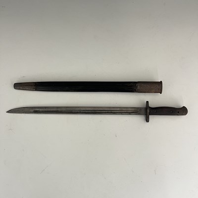 Lot 265 - Four British bayonets, including a 1907...