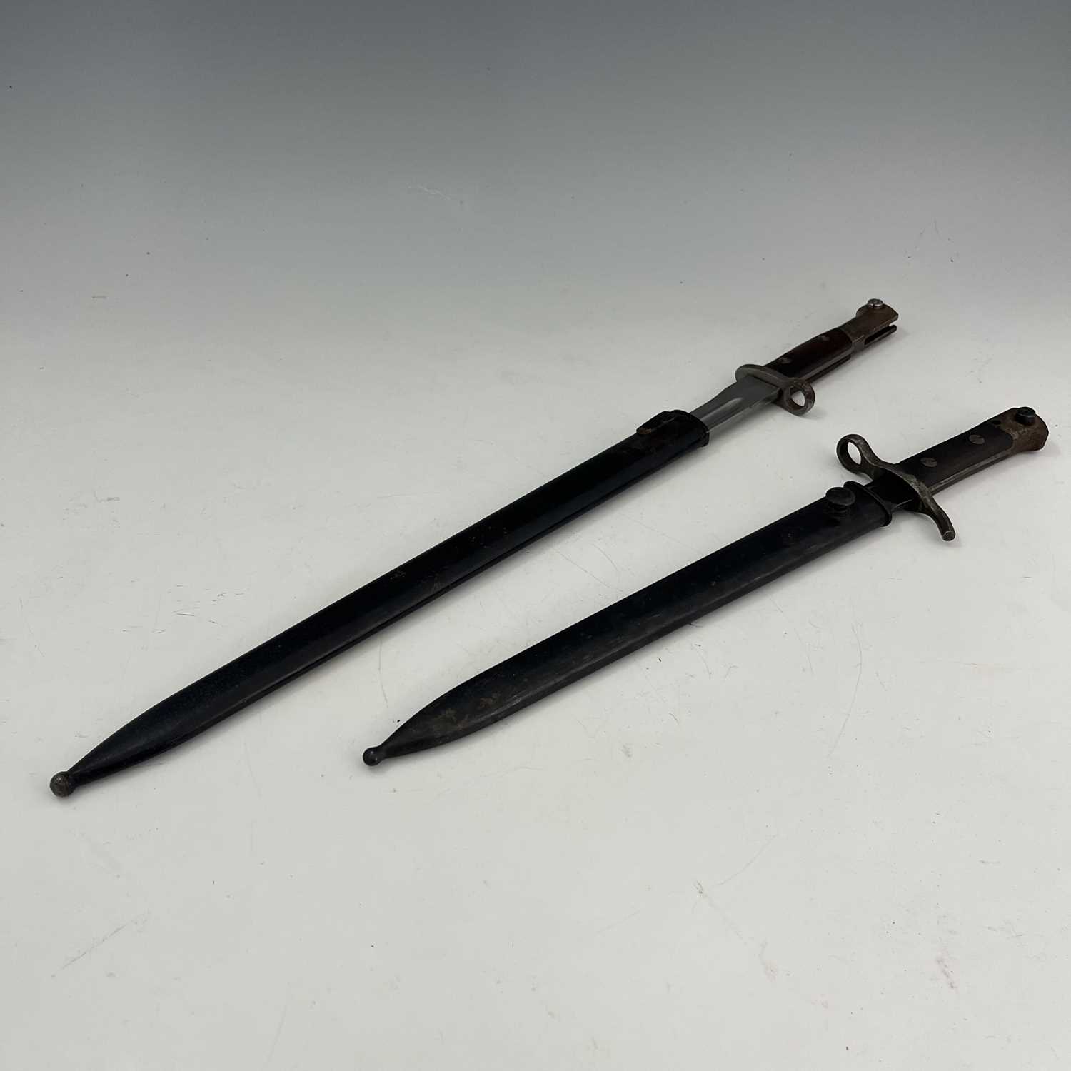 Lot 262 - Two bayonets, Finnish M1927 Mosin-Nagant sword...