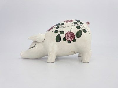 Lot 741 - Jan Plichta, a Wemyss Ware painted pig,...