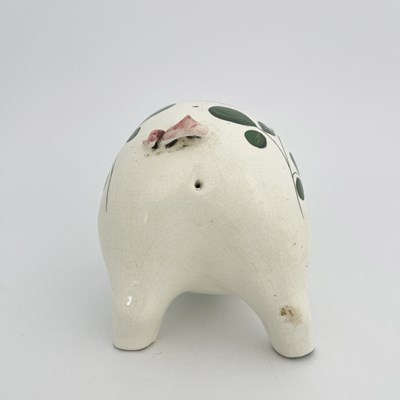 Lot 741 - Jan Plichta, a Wemyss Ware painted pig,...