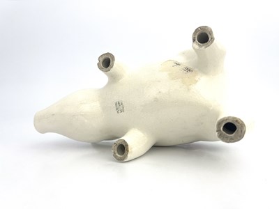 Lot 741 - Jan Plichta, a Wemyss Ware painted pig,...
