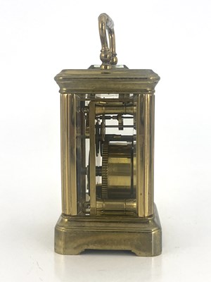 Lot 443 - A miniature carriage timepiece, early 20th...