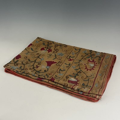 Lot 489 - A Uzbek Susani (wedding cover), 19th Century,...