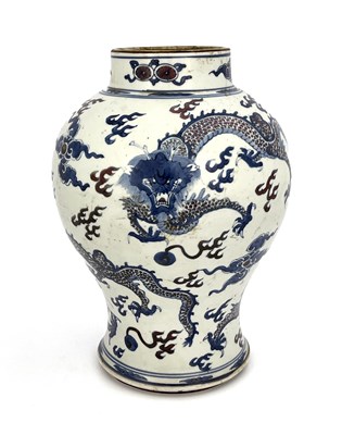 Lot 348a - A Chinese vase, Kangxi period, 1662-1722, of...