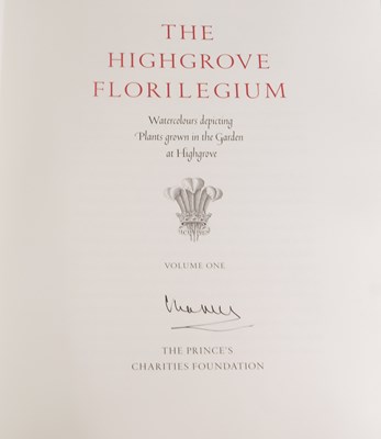 Lot 290 - The Highgrove Florilegium, watercolours...