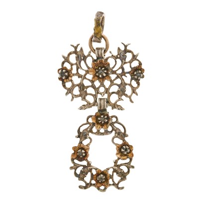 Lot 64 - A late 18th to early 19th century silver,...