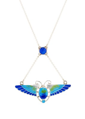 Lot 76 - Charles Horner, an Art Nouveau silver and...