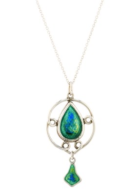 Lot 86 - Charles Horner, an Art Nouveau silver and...