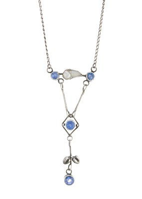 Lot 88 - An Arts & Crafts silver, circular-shape...
