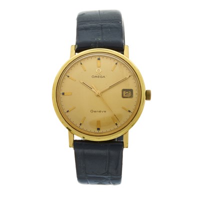 Lot 220 - Omega, a gold plated and stainless steel...